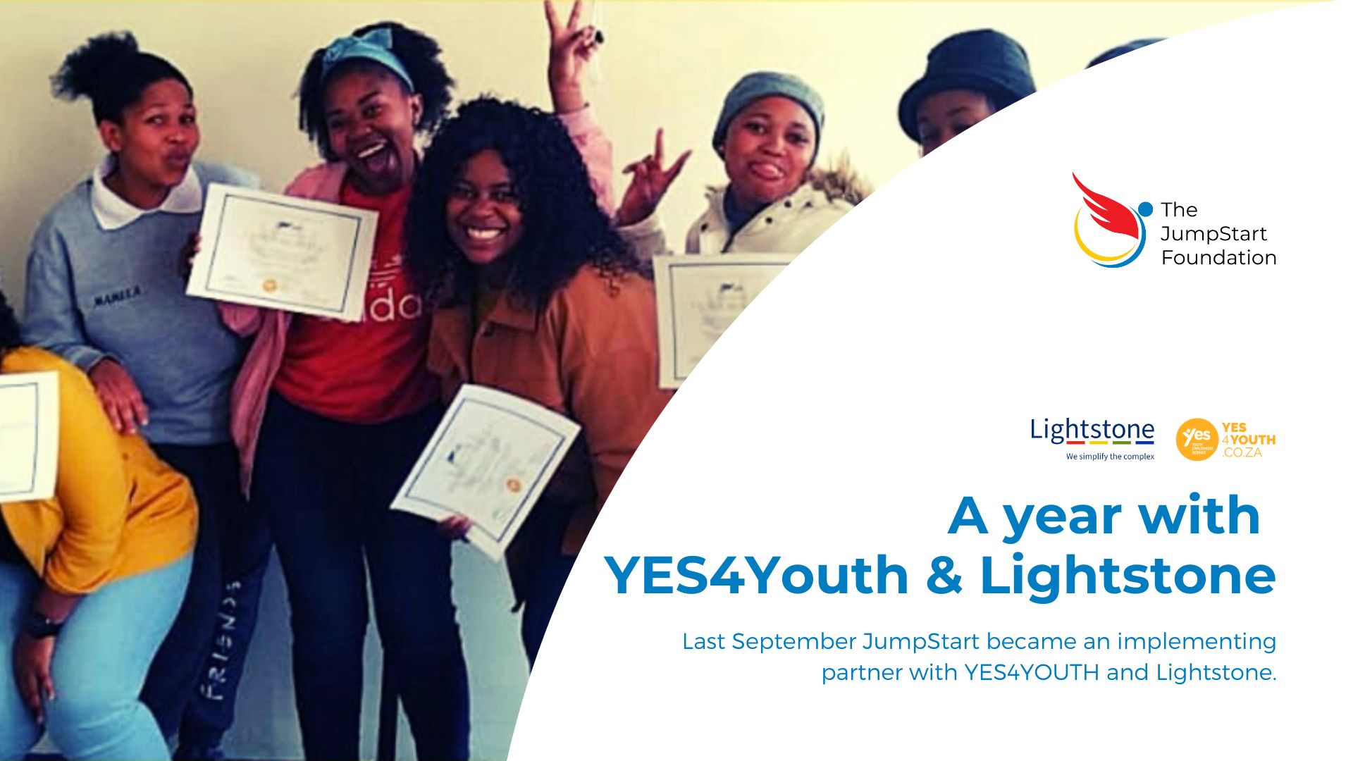 A year with YES4Youth & Lightstone