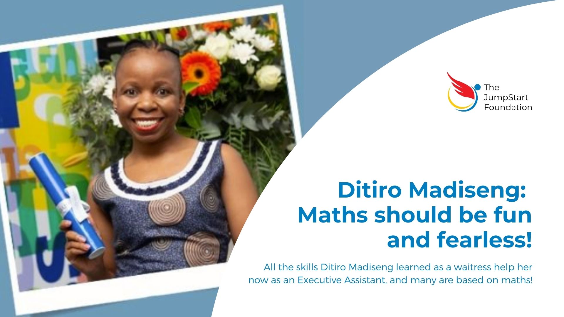 Ditiro Madiseng: Maths should be fun and fearless!