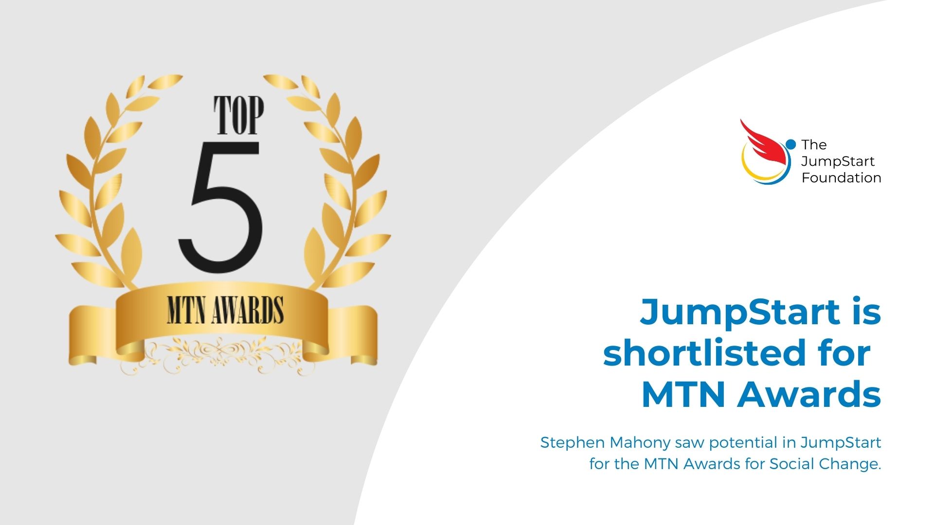 JumpStart is shortlisted for MTN Awards