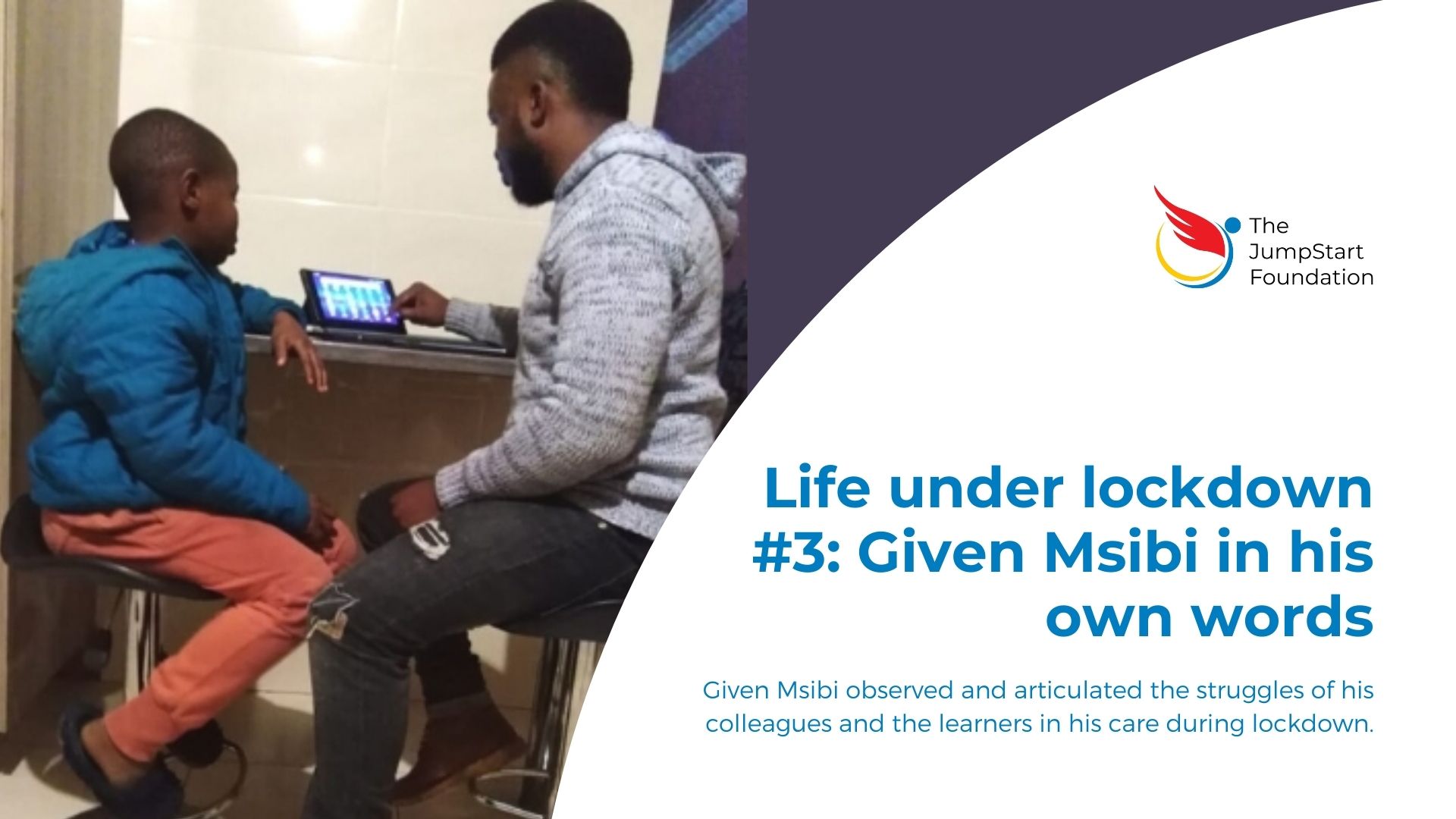 Life under lockdown #3: Given Msibi in his own words