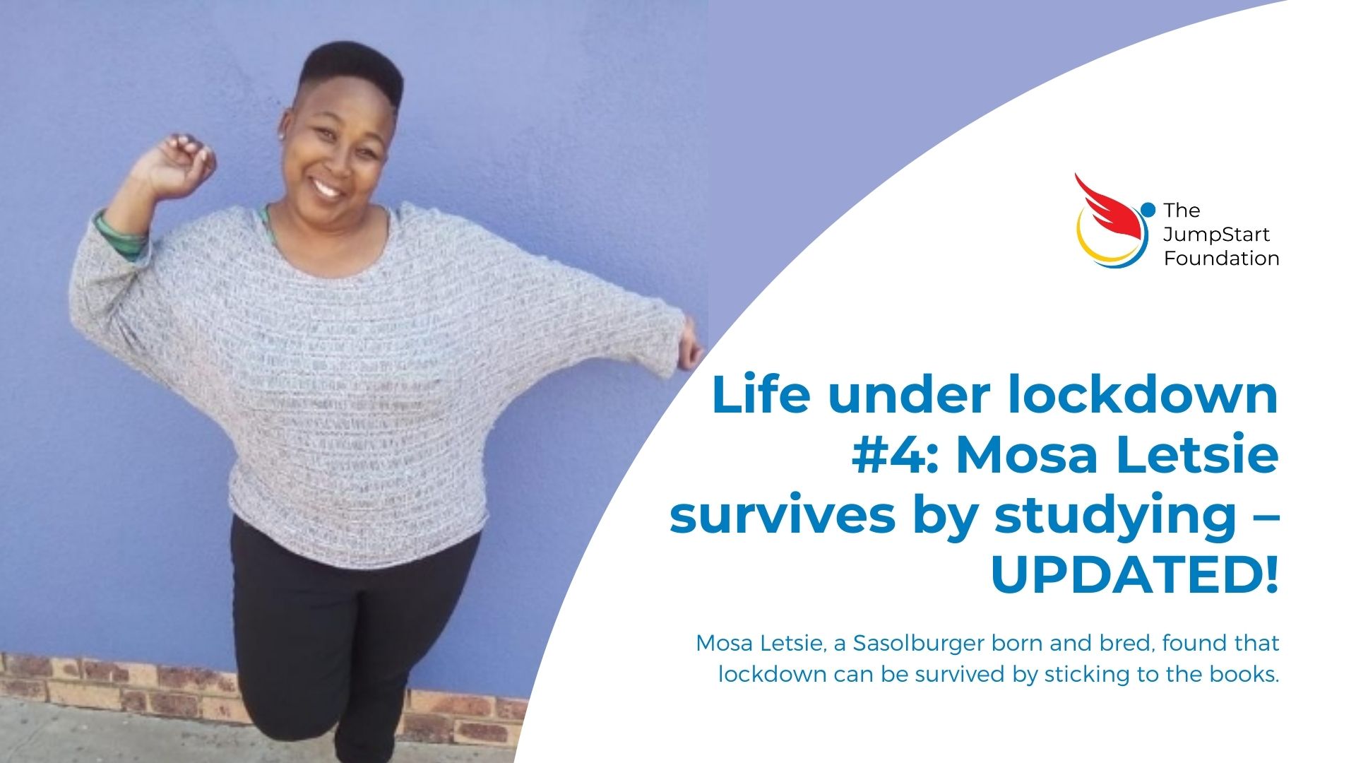 Life under lockdown #4: Mosa Letsie survives by studying - UPDATED!