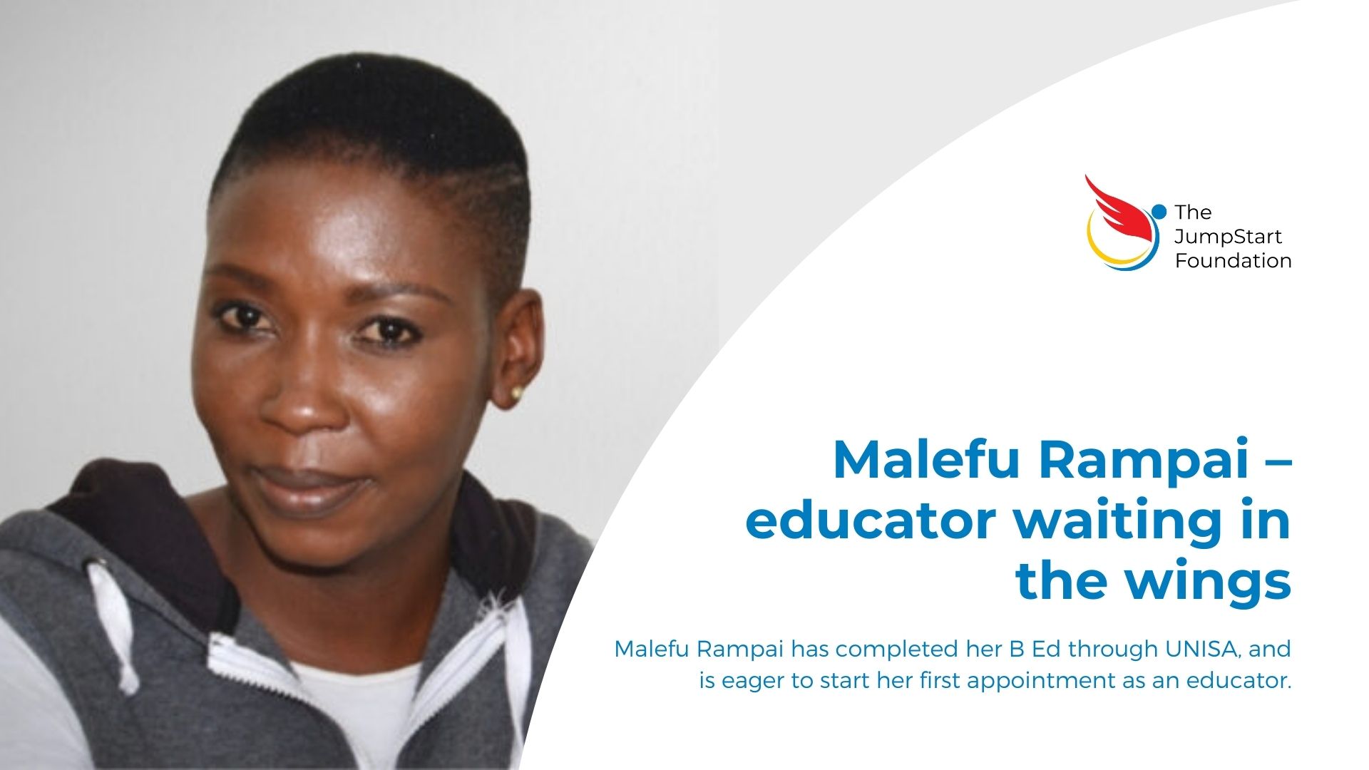 Malefu Rampai - educator waiting in the wings