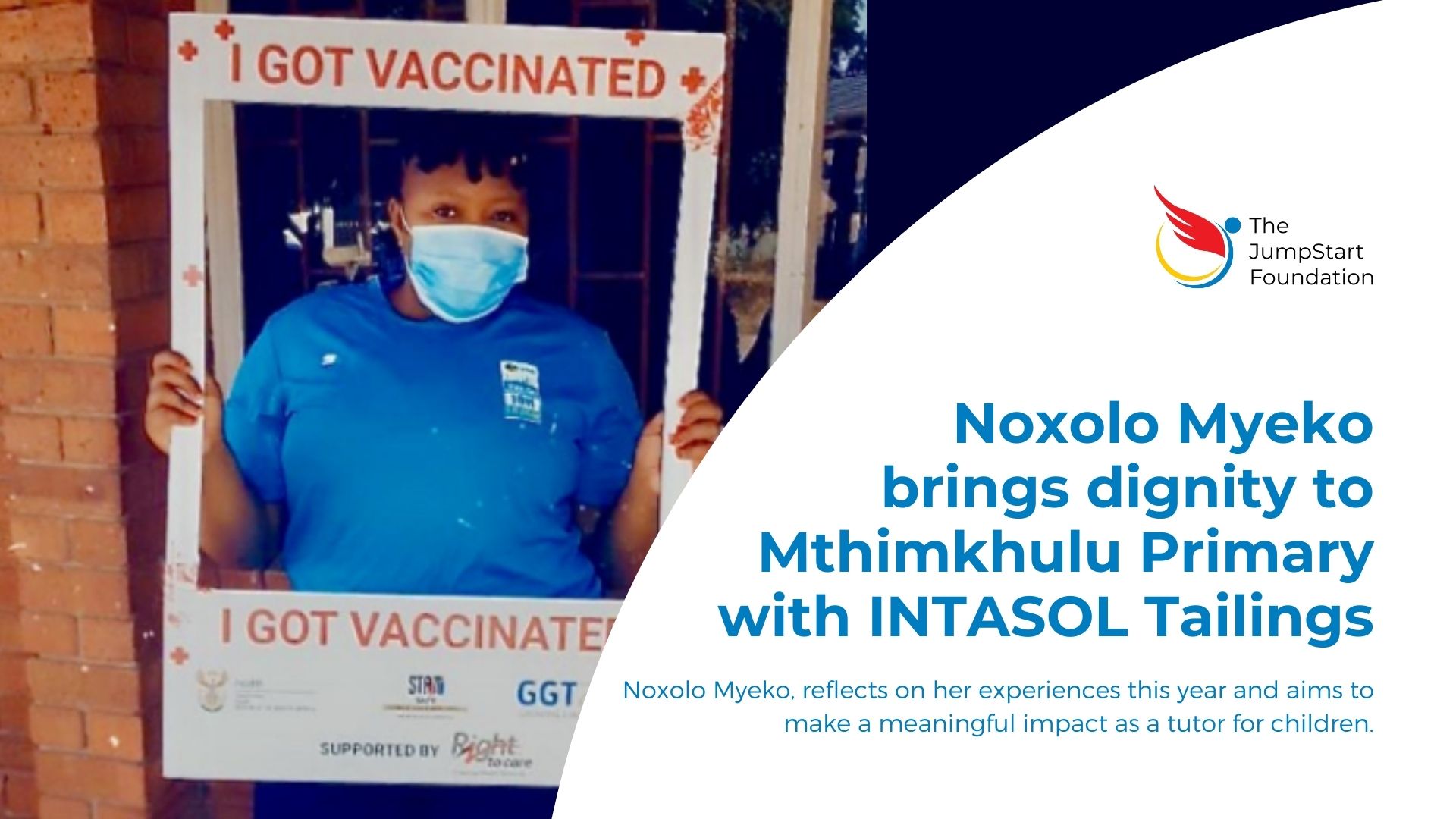 Noxolo Myeko brings dignity to Mthimkhulu Primary with INTASOL Tailings